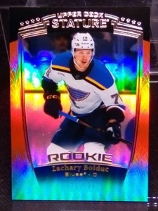 2024-25 Upper Deck  Stature Zachary Bolduc Rookie Orange 72/199 ST. Louis Blues - Picture 1 of 8
