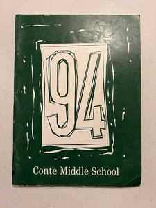1994 Conte Middle School North Adams Massachusetts Yearbook Annual Vintage Rare - Picture 1 of 7