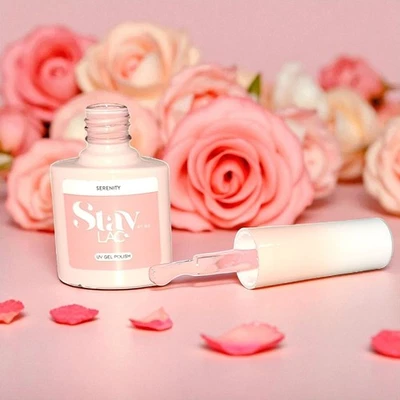 Stay LAC UV Gel Polish Nagellack Farbe Serenity Pastell Beige Rosa Nagelstudio - Bild 1 von 4