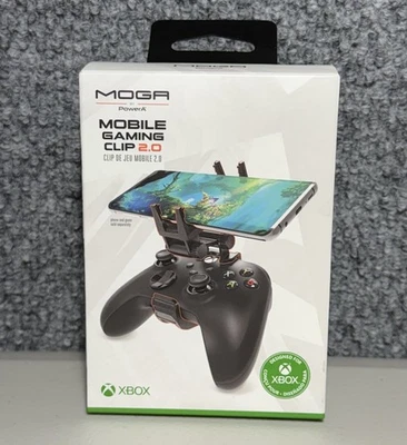 Clip de juego móvil PowerA MOGA 2.0 para controladores Xbox soporte de clip de teléfono negro Foto 1 de 4