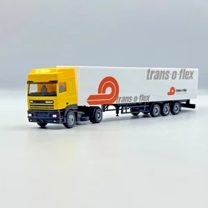 Truck DAF 95 , semitrailer trans-o-flex scale 1/87 (H0) - Picture 1 of 7