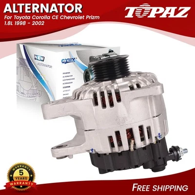 Alternadores nuevos 12V 110A para Toyota Corolla CE Chevrolet Prizm 1.8L 1998-2002 Foto 1 de 4