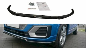 Frontdiffusor Diffusor V1 Maxton Design Glanz Schwarz ABS für Audi Q2 Mk1 Sport - Bild 1 von 4