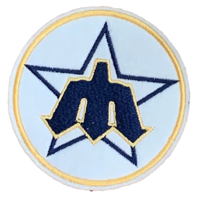 Seattle Mariners 1981 - 1986 Throwback Embroidered Iron-on Logo Patch