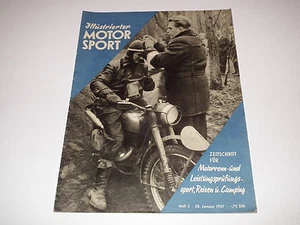 Prospekt Motor Sport Zeitschrift 1957 Heft Nr. 3 - Bild 1 von 2