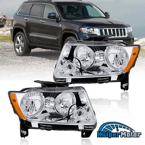 Faros halógenos aptos para Jeep Grand Cherokee 2011-2013 brújula 2011-2017  - Imagen 1 de 12