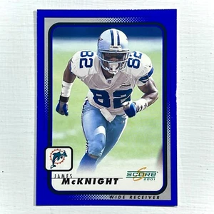 James McKnight ‘01 Score Color Match Blue #55 MINT Cowboys Jersey Liberty Flames - Picture 1 of 2