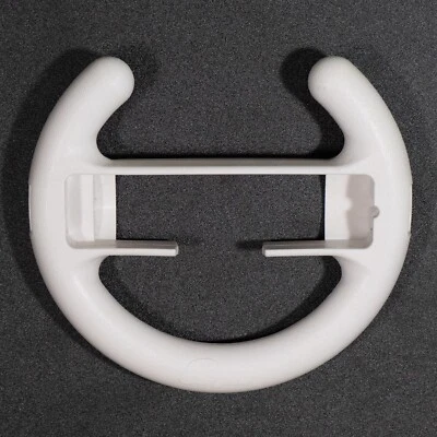 GT Pro Series Racing Wheel for Nintendo Wii Remote Ubisoft White Plastic - Image 1 of 2