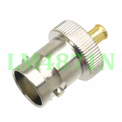 Oscilloscope Probe Adapter BNC female to MCX male for DS203 DS0201 VC101 DSOnano - Image 1 of 2