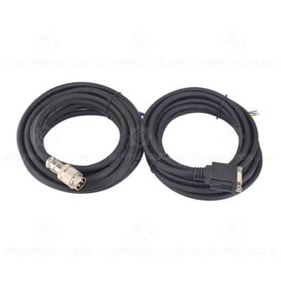 STEPPERONLINE 185" Long Motor and Encoder Cable Kit for Nema 34 Closed Loop Stepper Motor