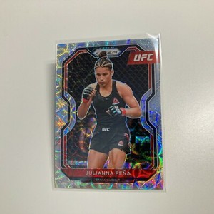 Julianna Pena 2021 Panini Prizm UFC Premium Box Set Scope Prizm Card 9/99 #45