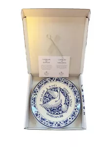 Royal Delft Blue & White 8” Plate 75th Anniversary Netherlands Liberation WWII - Picture 1 of 6