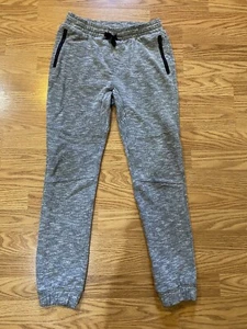 Boys Joggers Size 12-14 Zip Pockets Gray Very NICE! Athletic Pant - Picture 1 of 3