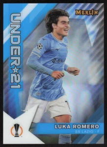 2022-23 Merlin Chrome UEFA Club Competitions #U21-12 Luka Romero U21 Stars Lazio - Picture 1 of 2
