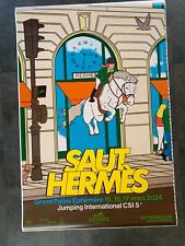 Original POSTER 4x6ft JUMP HERMES 2024 PARIS Grand Palais