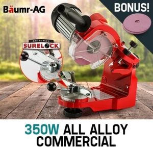 BAUMR-AG Chainsaw Sharpener 350W Alloy Chain Saw Electric Grinder Bench Tool - Picture 1 of 8