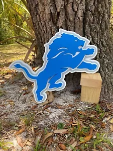 Detroit Lions 3D Wall Art - Custom Design - Indoor Use Only - Picture 1 of 4