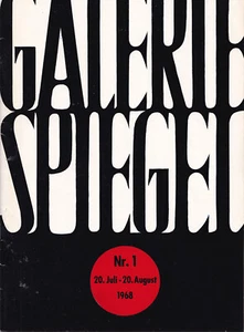 Galerie Spiegel Nr. 1 - 1968 Manatszeitschrift der Münchner Galerien - Imagen 1 de 2