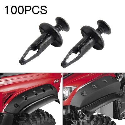 Para Yamaha Rhino 450 660 700 100 PIEZAS Borde Guardabarros Parachoques Clips Carenado Cuerpo Remache Foto 1 de 4