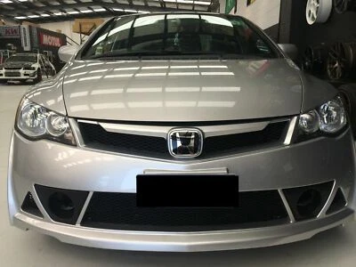 AUDM 3PCS BLACK FRONT REAR BADGE EMBLEM FOR CIVIC FD1 FD2 2006-2011 - image 1 of 4