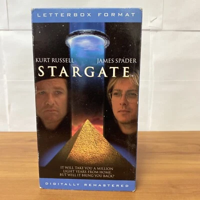 Stargate:VHS 1994,Letterboxed WS Edition:Kurt Russell, VIDCAPS TESTED HTF EX - Image 1 of 4