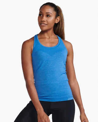New 2XU Women’s Motion Tech Singlet Running Tank Top Blue X-Large - WR6451a - Изображение 1 из 4