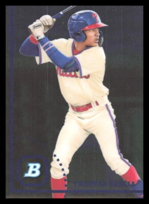 2022 Bowman Heritage Chrome Yhoswar Garcia  Prospect BHPC-142 Phillies - Image 1 of 2