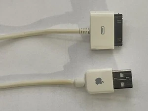 Original Apple USB Data Sync Cable Cord Charger F iPod iPad iPhone 1 2 3 4 Touch - Picture 1 of 7