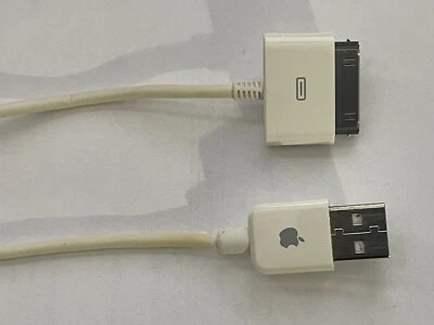 Original Apple USB Data Sync Cable Cord Charger F iPod iPad iPhone 1 2 3 4 Touch - Image 1 of 4