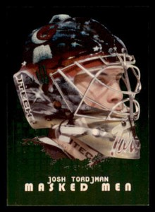 2008-09 Between The Pipes Masked Men Gold #MM40 Josh Tordjman *#/10