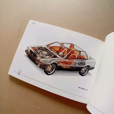 MASERATI BITURBO II SII 1986 libretto Uso Manutenzione NEW OLD STOCK ITALIANO  - Immagine 1 di 4
