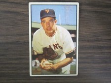 1953 Bowman Color # 76 Jim Hearn Card ( B67 ) New York Giants