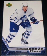 2005-06 Upper Deck Rookie Class Box Set Carlo Colaiacovo Toronto Maple Leafs #49