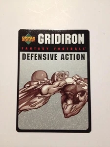 1995 Upperdeck "Fantasy Football" Defensive Action, Medevac Assault Card "Mint" - Picture 1 of 2