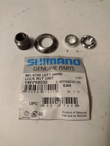 Shimano Ultegra 6700 Left Cone And Lock Nut - Picture 1 of 11