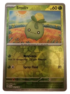 Smoliv - 021/198 Scarlet & Violet Reverse Holo Common Pokemon Sammelkarte (A3 - Bild 1 von 3