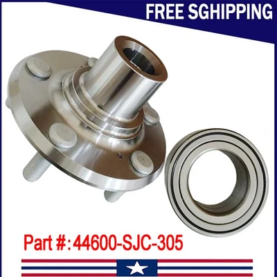 New Front Wheel Hub & Bearing 44600-SJC-305 For 2006 2007-2014 Honda Ridgeline - Image 1 of 4