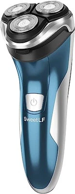 SWEETLF Electric Razor for Men, 120 Min Shaving, Fast UK Adapter (1H Charging)