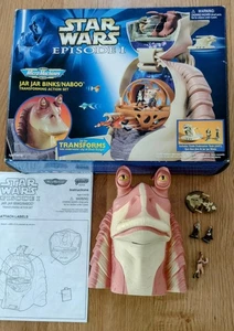 Star Wars Micro Machines Jar Jar Binks Naboo Transforming Action Set 1999 OVP - Bild 1 von 6