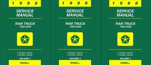 1998 Dodge RAM Truck Tienda Manual Gas Diesel Camioneta Servicio Books 1500 2500 - Imagen 1 de 20