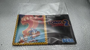 Sonic The Hedgehog 2 Sega Mega Drive Manual 1992 - Imagen 1 de 5