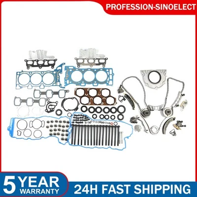 Juego completo de pernos de junta kit de cadena de distribución para GMC Acadia SLE Saturn 2007 2008 3,6 L Foto 1 de 4