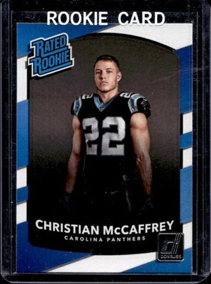 Donruss Christian McCaffrey 2017 clasificación novato #318 Panthers Foto 1 de 2