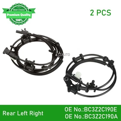 2X Rear Left Right Side ABS Wheel Speed Sensor For Ford F-250 F-350 Super Duty  - Image 1 of 4