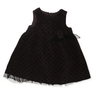 Zara, Kleid, Größe: 80/86, Braun, Baumwolle/Polyester, Gepunktet, Mädchen #pN9 - Bild 1 von 4