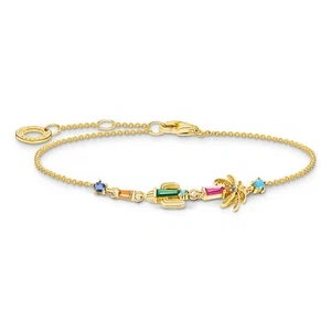 THOMAS SABO Schmuck Damen-Armband Palme und Kaktus Goldfarben A2150-488-7-L19V - Bild 1 von 2