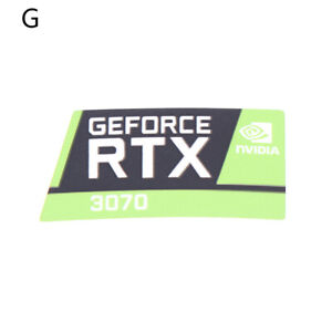 RTX 3090TI 3080TI 3070 3060 desktop sticker laptop graphics card label Ql