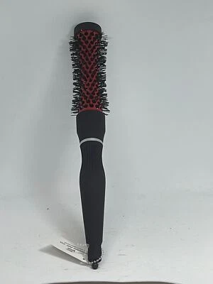 Cepillo de pelo redondo de cerámica iónica térmica de peinado - barril de 1" - rojo y negro - nuevo Foto 1 de 4