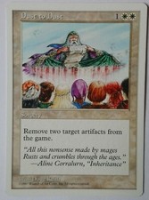 MTG Magic the Gathering DUST TO DUST X1 (5th Edition White) Sorcery