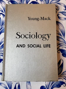 Sociology and Social Life, Kimball Young, Hardback, Ex-Lib, 1959, Textbook - Imagen 1 de 9